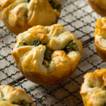 Spinat-Ricotta-Blumen