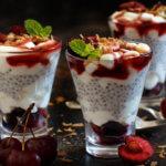 Overnight Chia-Pudding mit Kirschen