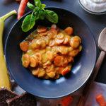 Karottencurry mit Bananensauce
