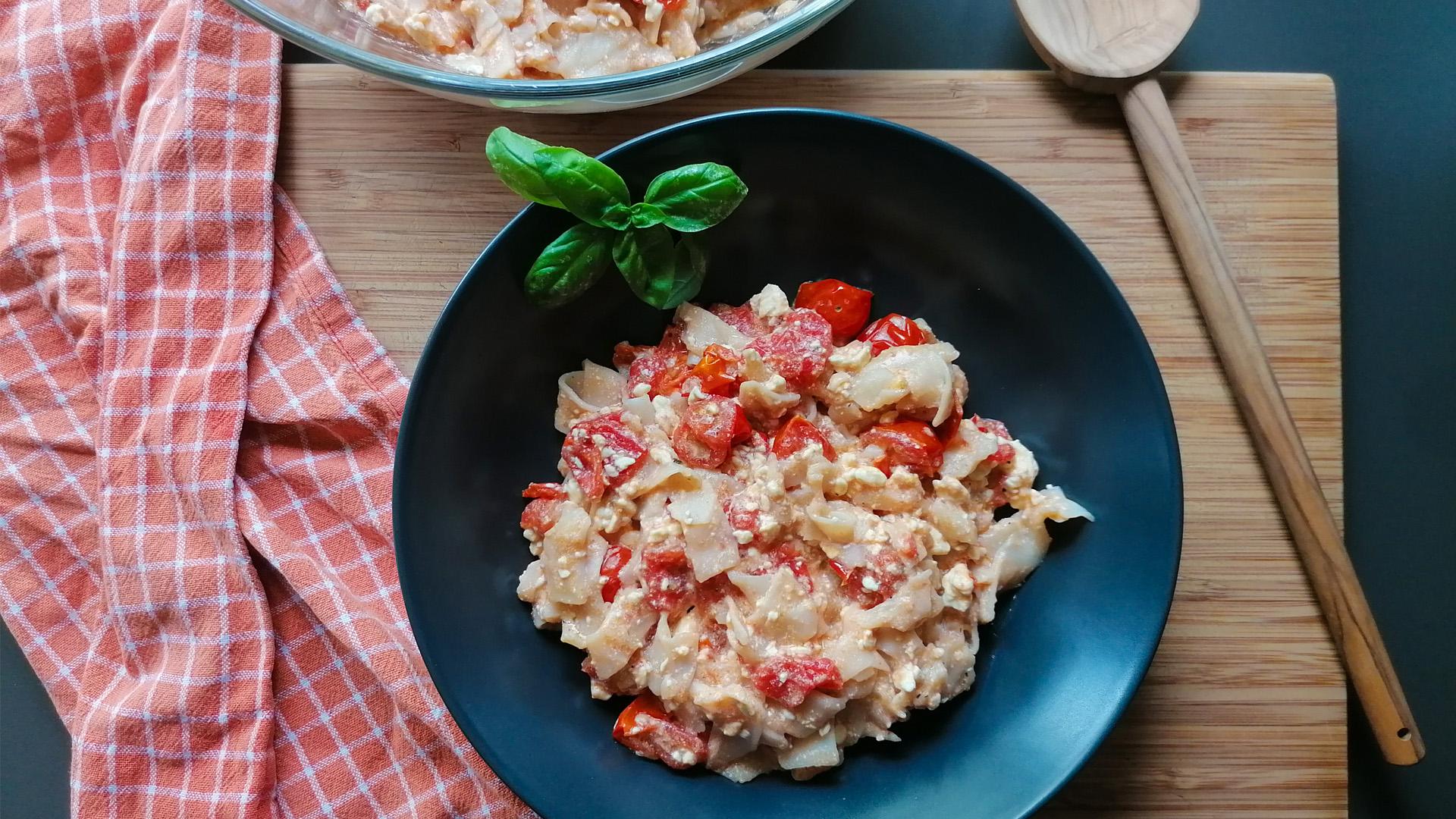 Ofen-Feta-Pasta - Kochen &amp; Co.