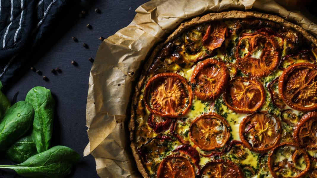 Reistorte mit Tomaten-Feta-Füllung - Kochen &amp; Co.